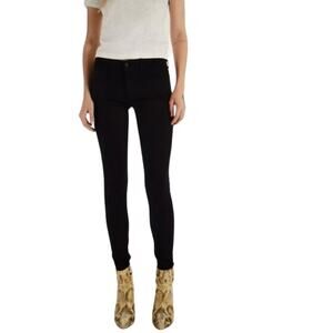 NWOT MOTHER Mid-Rise The Looker in Not Guilty Black Denim, Size 26